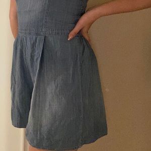Hollister denim romper